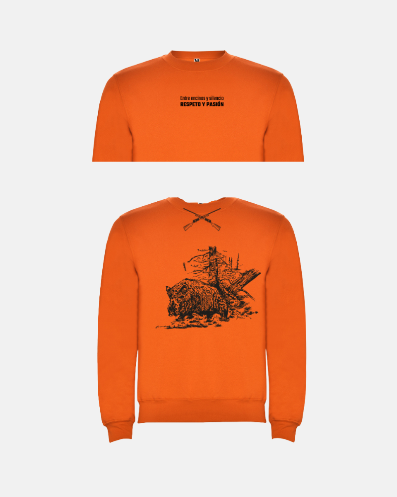 Sudadera Naranja Yola Collados