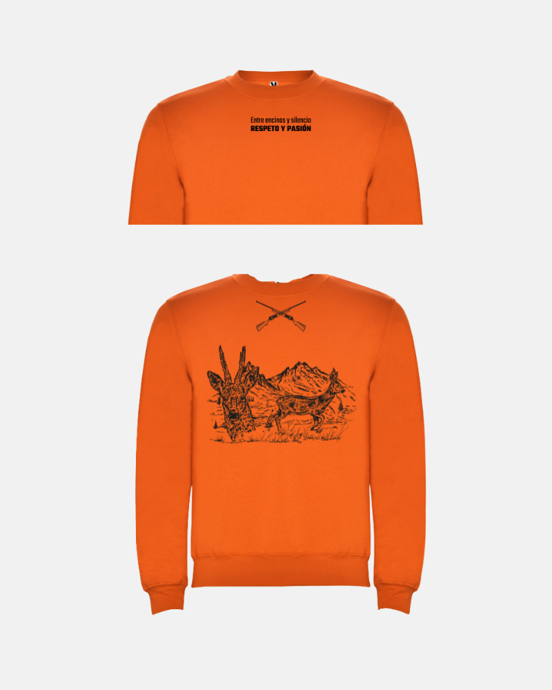 Sudadera Naranja Yola Collados